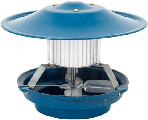 SSCYHT Ventilateur de cheminée Rond pour poêle à Bois, Ventilateur de poêle à Bois, pour cheminée, brûleurs à Bois, Ventilateur de Tuyau de cheminée de poêle,120w