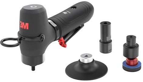 3M Finesse-it Pneumatisches Pufferwerkzeug-Set, inklusive 32 mm Exzenterschleifer-Aufsatz, 65995, 7,6 cm, für einfache Lackperfektion auf Lack- und Klarlackoberflächen