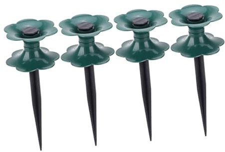 WEKADRIN 4pcs Hose Pipe Reel Garden Hose Stakes Winding Wheels for Plant Stakes and Supports