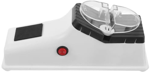 BIUDECO Affûteur Électrique Multifonction Portable pour Couteaux et Ciseaux Système Abrasif Sûr et Compact Usage Maison Camping et Marché