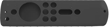 Rengue Silicone Protective Case for Fire TV Stick 4K 2018 Remote, 4K 2018 Remote, Lightweight Shockproof Cover, Anti-Slip with Lanyard Silicone Protective Case for Fire TV Stick Nan (Gray)