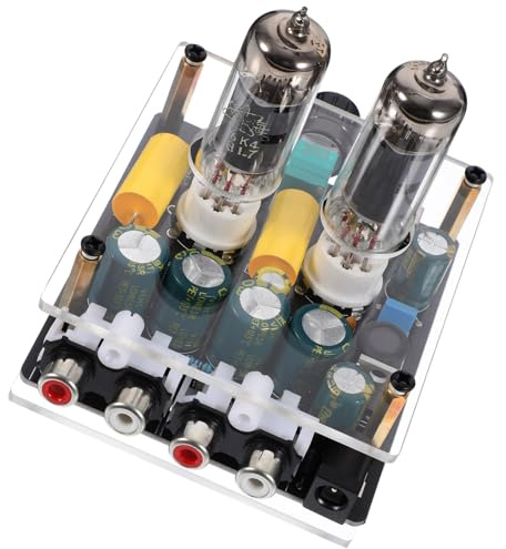 Tofficu 6k4 Vacuum Tube Preamp Board Dc12-16v, Audio Preamp for Home Theater and Turntable, Hifi Tube Amplifier DIY Part with Enhanced Circuit for Stereo Sound