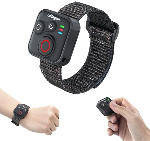 Telecomando wireless per DJI OSMO 360/Action 6/5 Pro/4, per GoPro Hero serie 13/12/11, per Insta360 X5/X4/X3, controller per fotocamera Bluetooth impermeabile con cinturino da polso senza fili