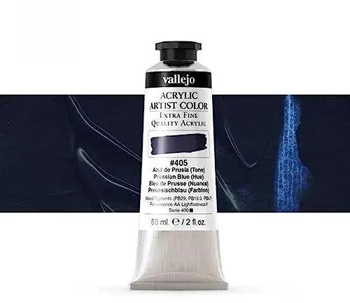 Vallejo : Artist Acrylic Paint : 60ml : Prussian Blue (Hue)
