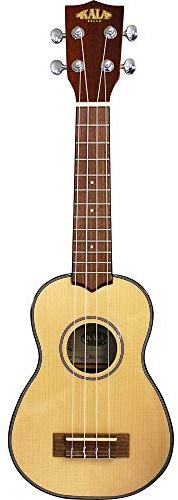 KALA KA SSG Solid Spruce Top - Ukulele soprano con custodia
