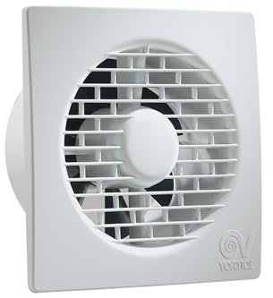 Vortice 11187 Small Room Fan Moisture Control Electronic Sensor 335 m3/h Air Performance Punto Filo MF 150/6 PIR ...