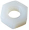 netproshop 10 x Kunststoff Mutter M8 weiss