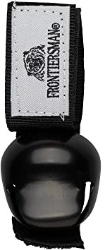 FRONTIERSMAN Bär Glocke mit Schalldämpfer – verhindert, DASS überraschenden trägt auf Trail – Reduzieren das Risiko von Attack, schwarz