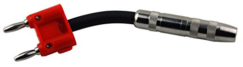 Pig Hog PX-14BAN 1/4 Female to Dual Banana Adapter Cable, 6