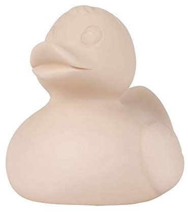 Oli & Carol LDSM-NUDE Canard Monochrome Jouet de Bain/Jouet de Dentition Nude