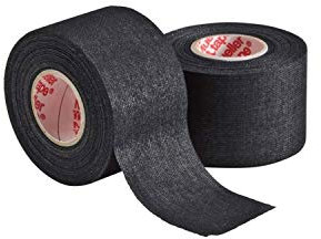 MUELLER MTape Nicht elastisches Sportband: 1-1/2 in. x 30 ft. (Schwarz) / 6-Pack
