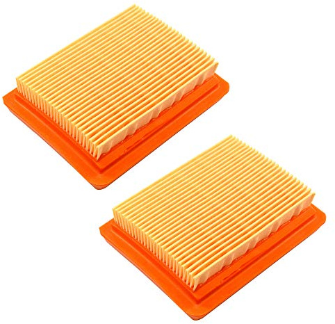HQRP 2-Pacco Filtro Aria Compatibile con ZENOAH 848H7083F1 per Zenoah BCZ4500DL, BCZ4500DW, BCZ4500CL, BCZ5000DL, BCZ5000DW, BCZ5000CL Decespugliatore Trimmer, GZ45N GZ50N Motore, Misuratore Sole