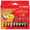 Stabilo 10 Stifte Woody 3 in 1, extra breit, mit Anspitzer