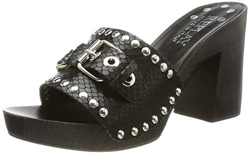 REPLAY Damen Lohan-EWINGS Slipper, Black 003, 40 EU