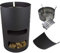 Komplettset – Multifunktionstonne Feuertonne #169 – A. Weyck Tools Dutch Oven Station, Feuerplatte & Pizzaofen – Vielseitiges Grillfass für Feuerplatten & Dutch Oven – Mit Blende & Feuerkorb