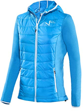 Black Crevice Damen Hybrid Kapuzenjacke, blau, Gr. 38