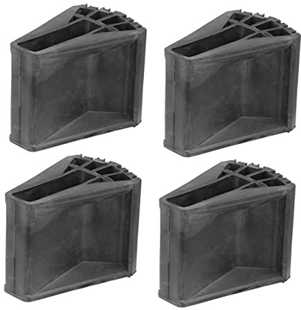 Hemobllo 4pcs Folding Ladder Sliding Mat Ladder Mat Furniture Glides Folding Step Ladder Step Ladder Feet Replacements Attic Ladder Bar Whelping Pads Ladder Pads Wall-mounted Boots Rubber
