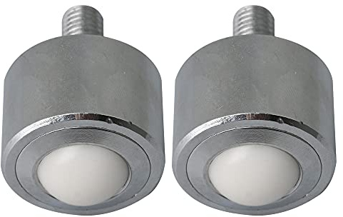BQLZR Robustes 22 mm Nylon-Kugellager mit M10-Vorbau, 2 Stück