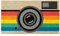Fisura - Original Retro Camera Fußmatte aus Kokosnuss mit Rutschfester PVC-Rückseite. Lustige Welcome Fußmatte. Handbemalt. Größe: 70 cm x 40 cm