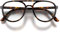 LONDON MOLE Brillen | Pilot Lesebrille | Pilotleser | Coole Leser | Stilvolle Lesebrille | Unisex | Federscharniere | Schildpatt| + 2,0 Vergrößerung