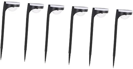 OSALADI Schmücken 6 Stück Decore Solar-Hof ativer Gartenstecker Stecker Für ation Projektionslicht Außenlandschaft Gedeckte Terrasse Weg Rasen Ornamentbeleuchtung Bodenstrahler