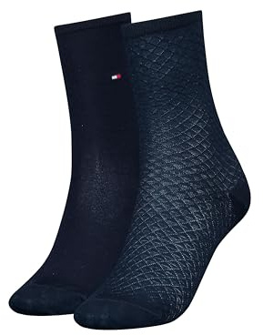 Tommy Hilfiger TH WOMEN SOCK 2P DIAMOND STRUCTURE