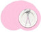 100 Stück rosa Papier-Tischsets, hellrosa, rund, Einweg-Tischsets, dekorative Platzsets für Hochzeit, Brautparty, Rosa, Geburtstagsparty, Esszimmerdekoration