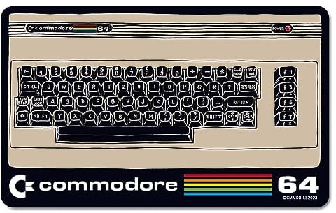 Logoshirt® Commodore C64 Tastatur Frühstücksbrettchen, 23x14cm | Spülmaschinenfest, Hitzebeständig, Lizenziertes Originaldesign
