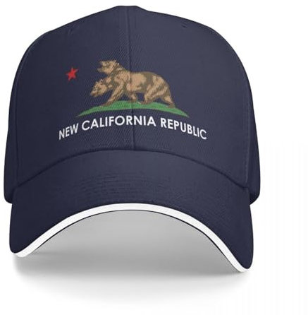 QFLLQLFF Basecap New California Republic NCR Fallout Fan Art Cap Baseball Cap Luxus Mütze Pelzmütze Snapback Cap Damen Strandvisier Herren