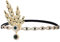 Damen-Strass-Stirnband, Brautparty, Kopfschmuck, Hochzeit, Party, Stirnschmuck, Karneval, GalaDinner-Kopfbedeckung