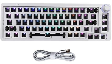 Kit de teclado mecánico personalizado con retroiluminación intercambiable en caliente, retro, punk, teclado para juegos, teclado de oficina, ordenador portátil