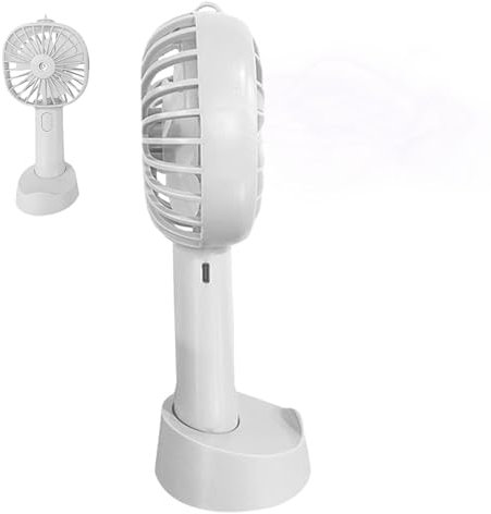 shpuuyy Ventilador de nebulización portátil, ventilador de niebla portátil,3 Velocidad Atomización personal ajustable Enfriador recargable - Suministros de enfriamiento portátiles al aire libre de