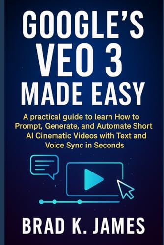 Google’s Veo 3 Made Easy: A Practical Guide to Prompting, Generating, and Automating Short AI Cinematic Videos with Text and Voice Sync in Seconds (Graphics Tools Guide, Band 5)