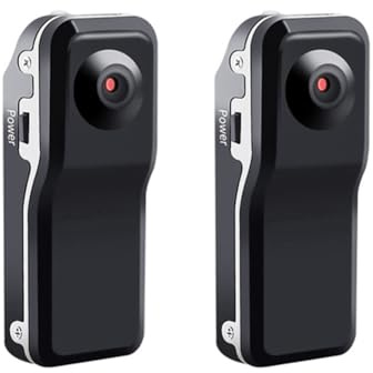 Jooehyer MD80 Mini Camera DV Portable Sport Camcorder with Voice and Video Recorder for Outdoor Hiking and Helmet