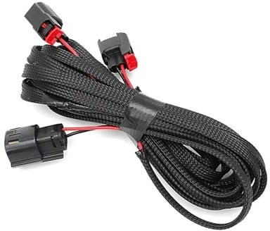 Nebelscheinwerfer-Kabelbaum-Kit, kompatibel mit Challenger 2015 2016 2017 2018 2019 68259673AA 68259673AB, Auto-LED-Lichtleistenkabel
