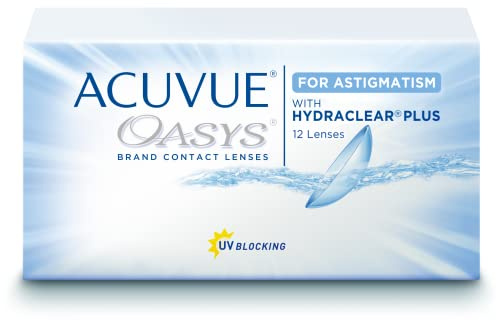 Acuvue Oasys for Astigmatism 2-Wochenlinsen weich, 12 Stück/BC 8.6 mm/DIA 14.5 / CYL -2.25 / Achse 10 / -3.5 Dioptrien