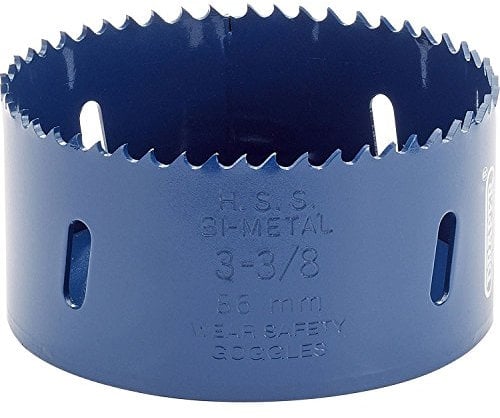 Draper 34769 Expert HSS Bi-Metal Hole Saw Blade, 86mm, Blue