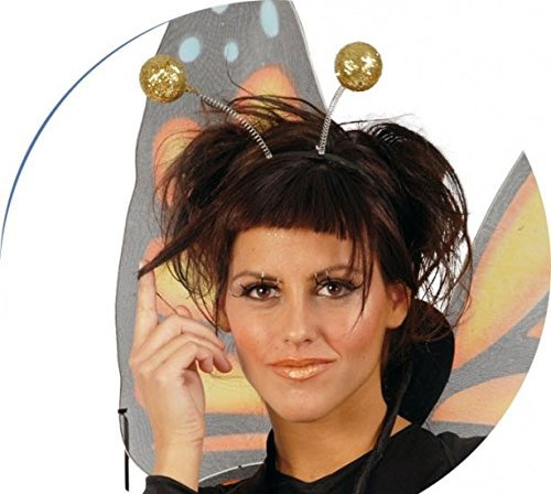 FIESTAS GUIRCA GUI16622 - Diadème de balle argenté/doré (givré)