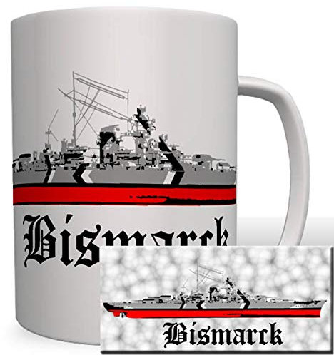 Atlantik Otto Marine Wk Bismarck Lüthiens Schlachtschiff Tasse #16719