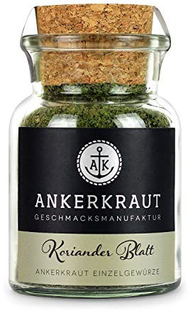 Ankerkraut Koriander Blatt chinesische Petersilie gerebelt im Korkenglas, 25 g