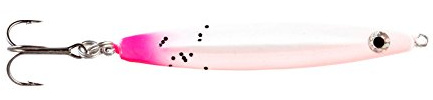 Hansen Keel Tobis Meerforellenblinker, Meerforellenköder, Küstenblinker, Mefoblinker, Mefoköder, Blinker für Meerforellen & Hornhecht, Farbe:Pink Pig, Länge/Gewicht:9cm / 16g