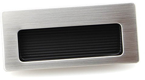 85 Mmx38.5 mm Eric de tiroir carré en acier inoxydable Flush Poignée encastrée satiné
