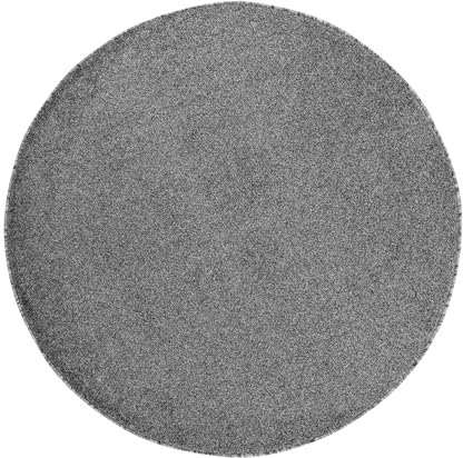 Carpetsale24 Teppich Rund 120 cm Grau, Kurzflor, Einfarbig, Modernes Design, Pflegeleicht, rutschfest, Weicher Bodenteppich für Wohnzimmer, Schlafzimmer, Esszimmer