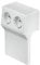 6132171 Electric Skirting Board Accessory RD 2GT40105 rws Device Insert Socket Pure White Pack of 1