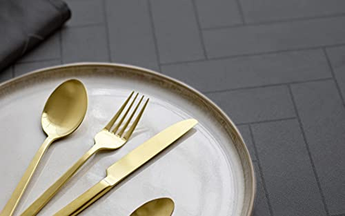 Södahl Tiles Damast-Tischdecke aus 100% Baumwolle, Tischtuch mit Staincoat, Wasserabweisend & Abwaschbar, 140 x 320 cm, Ash