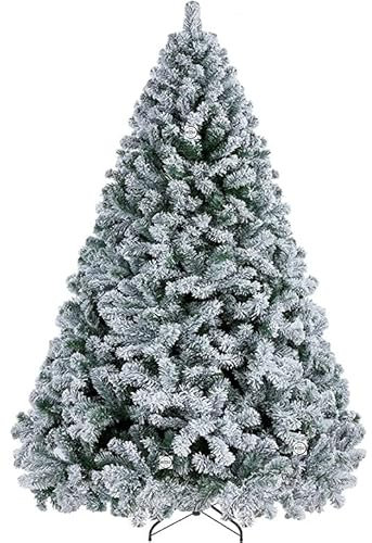 ROTEX Albero di Natale innevato ad apertura rapida ad ombrello super folto cm 180-210 - 230-270