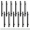 Bwintech 12 Pcs 200MM (128MM Hole Center) Matte Black Cabinet Pull Handles Kitchen T Bar Handles, Stainless Steel, Ideal for Cabinet, Drawer, Cupboard