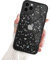 Newseego Clear Glitter Case Compatible with iPhone 11 Pro Case for Girls Women, Sparkly Bling Cute Star Pattern Phone Case Soft TPU Shockproof Protective Bumper Cover for iPhone 11 Pro-Black
