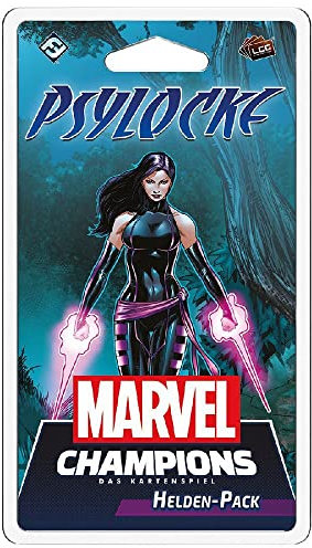 Fantasy Flight Games, Marvel Champions: LCG – Psylocke, Helden-Erweiterung, Expertenspiel, Kartenspiel, 1-4 Spieler, Ab 12+ Jahren, 45-90 Minuten, Deutsch