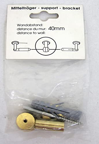 Mittelträger Messing für Seilspanngarnituren ca. 5 cm